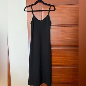 American Apparel Black Midi Dress